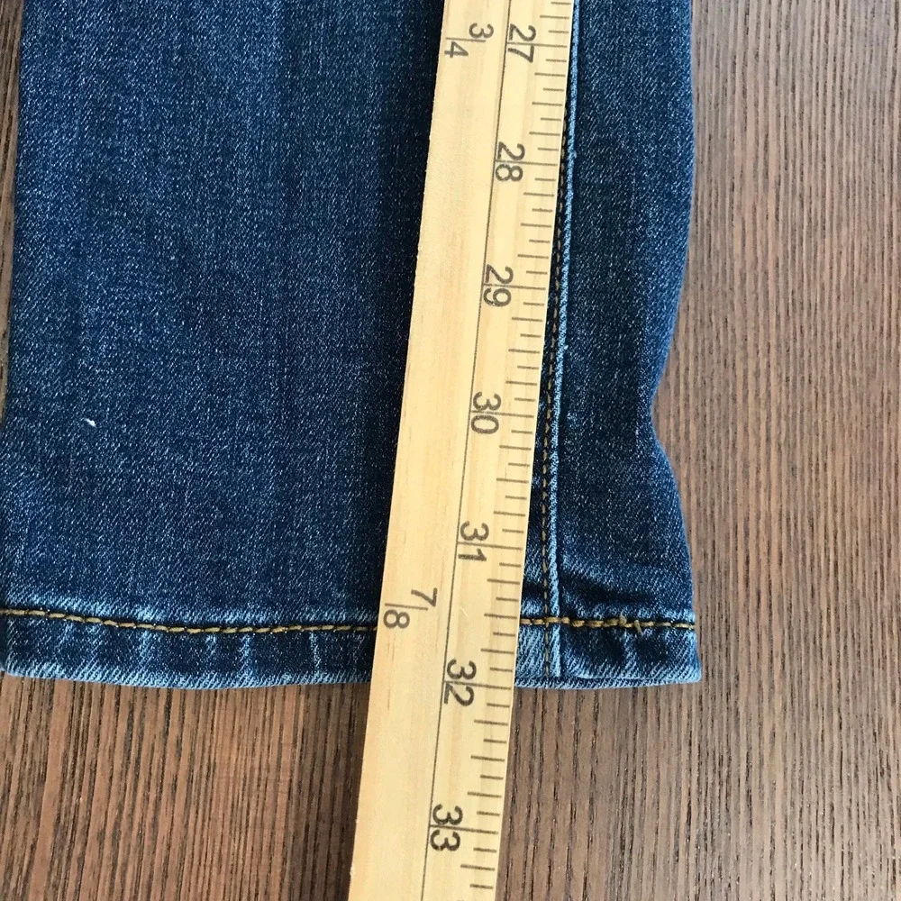 Old Navy Rockstar Super Skinny Jeans Womens 12 Tall Dark Wash Stretch Denim